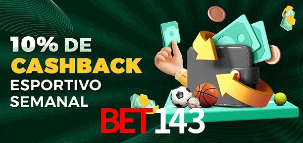 10% de bônus de cashback na bet143